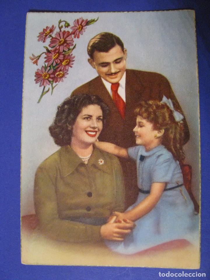 Postais: POSTAL FAMILIA. A&Ntilde;OS 50. ESCRITA.
