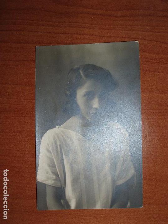 Postales: FOTO POSTAL MUJER DE EPOCA. SIN CIRCULAR. - Foto 1