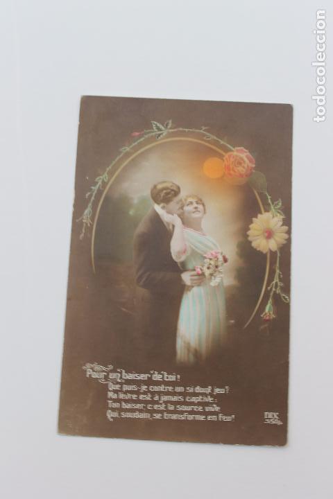 Postales: POSTAL ROMANTICA FECHADA EN 1913, - Foto 1