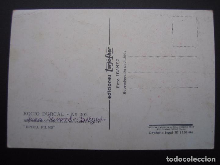 Postales: Postal de Rocio Durcal - Foto 2