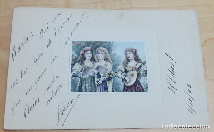 POSTAL ROM&Aacute;NTICA A&Ntilde;O 1906