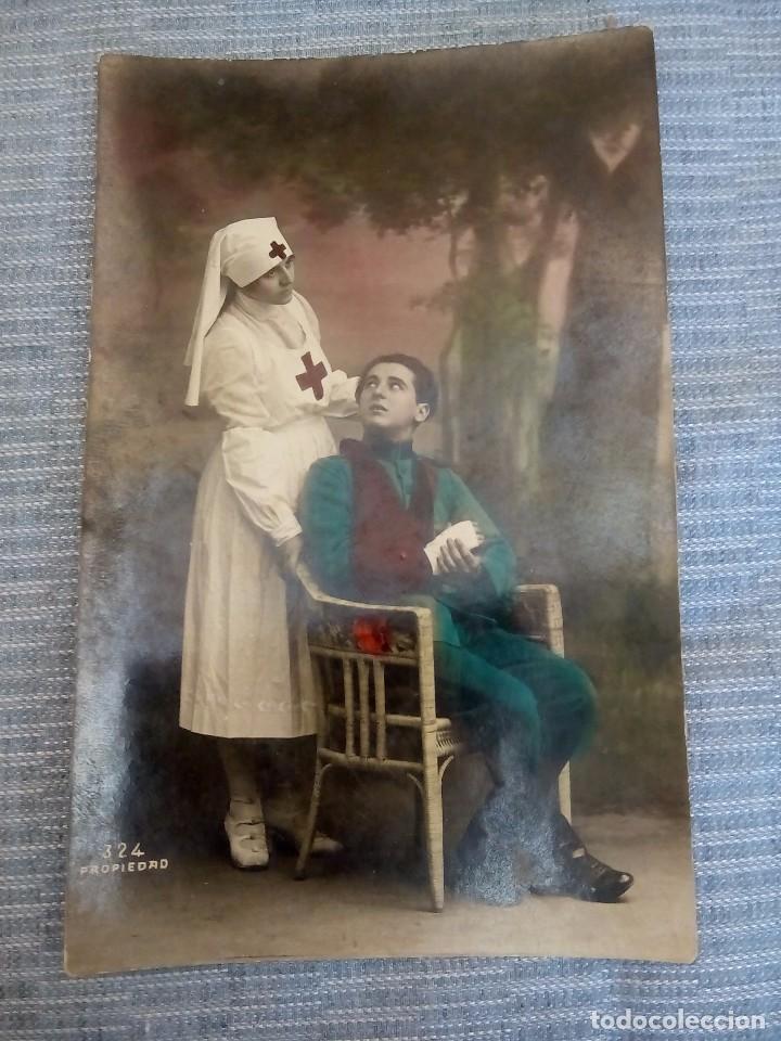 Postcards: postal romantica coloreada