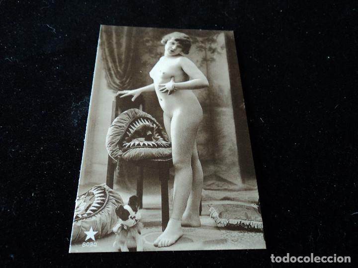 Postais: reproduzione di foto d&acute;epoca mujer desnuda 8030