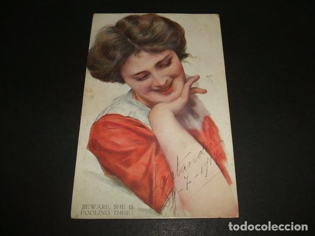 Postales: MUJER ILUSTRADOR POSTAL 1917 - Foto 1