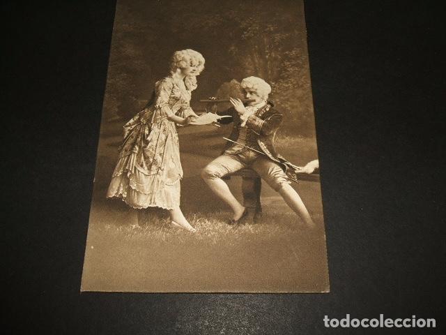 Postales: PAREJA DE MUSICOS POSTAL 1913 - Foto 1