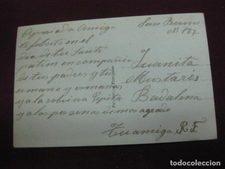 Postales: ANTIGUA POSTAL ROMANTICA. - Foto 2