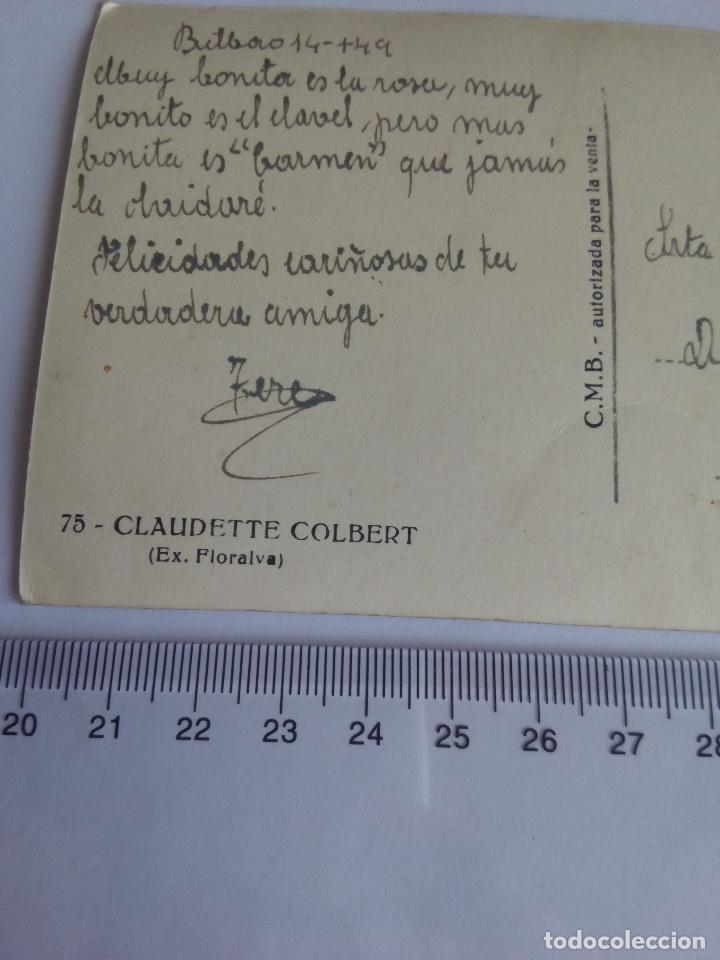 Postales: Claudette colbert Postal n&deg;75 c.m.b - Foto 2