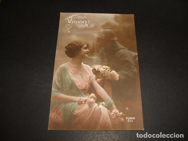 Postales: SOLDADO Y MUJER POSTAL - Foto 1