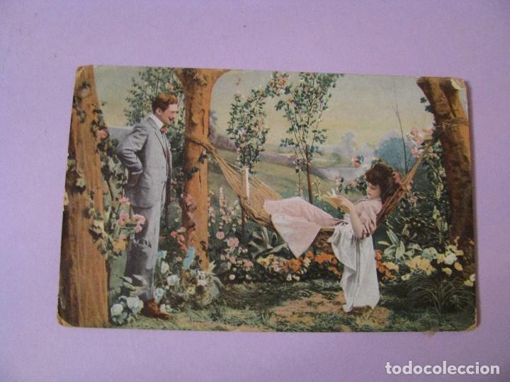 Postais: ANTIGUA TARJETA POSTAL. PAREJA. ESCRITA.