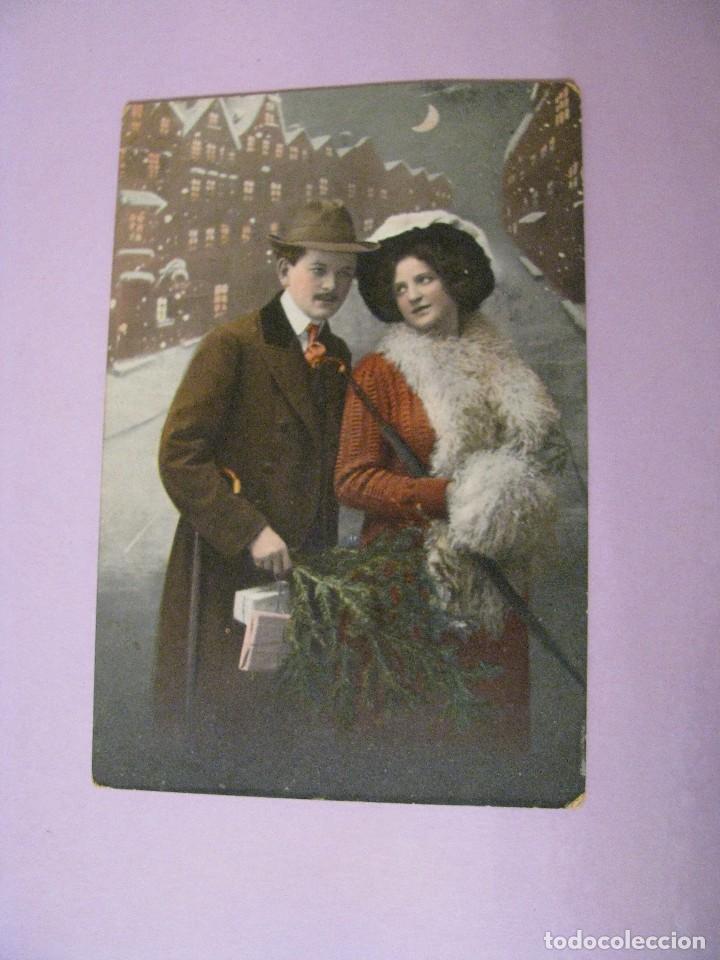 Postais: ANTIGUA TARJETA POSTAL. PAREJA. ESCRITA.