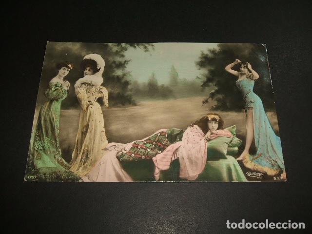 Postales: MUJERES ELEGANTES POSTAL 1905 - Foto 1