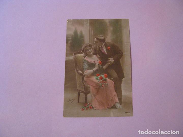 Postcards: ANTIGUA TARJETA POSTAL. PAREJA. ED. FRISA. ESCRITA.