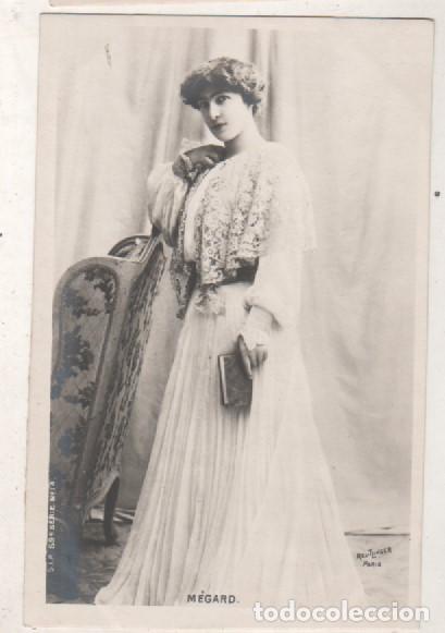 Postais: BONITA POSTAL DE ART&Iacute;STAS, ACTRIZ MEGARD REUTLINGER PARIS. LIBRO