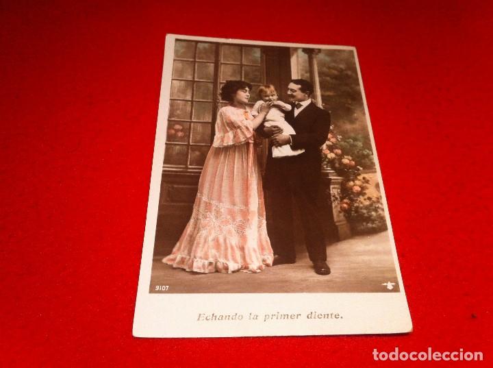 Postales: POSTAL (ECHANDO EL PRIMER DIENTE) POSTAL ESCRITA