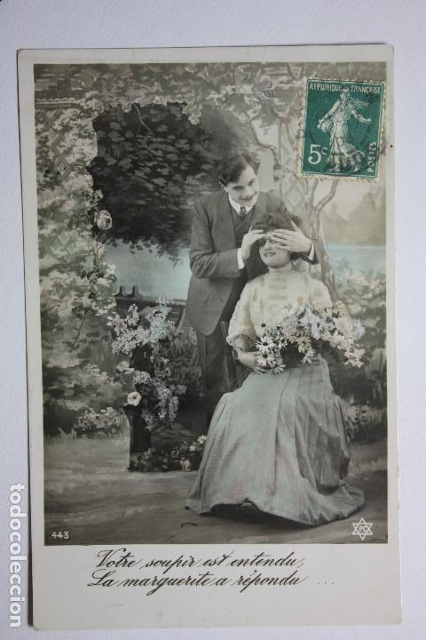 Cartoline: Postal romantica a&ntilde;os 10/20.