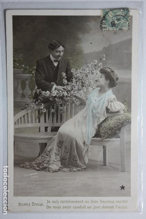 Postais: Postal romantica a&ntilde;os 10/20.