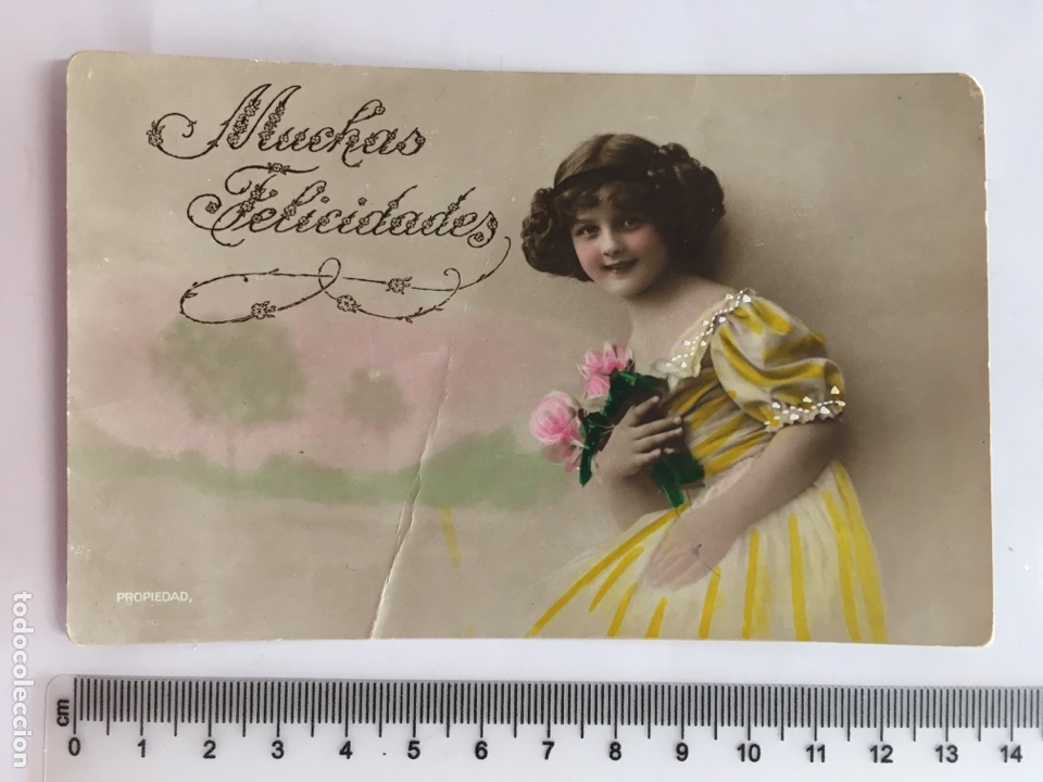 Postales: POSTAL ROM&Aacute;NTICA. PROPIEDAD. H. 1920? - Foto 1