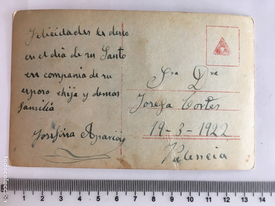 Postales: POSTAL ROM&Aacute;NTICA. PROPIEDAD. H. 1920? - Foto 2