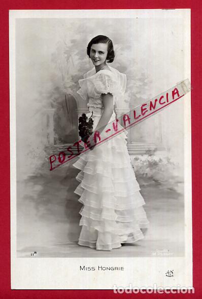Postcards: POSTAL ACTRIZ O CUPLETISTA , ANTIGUA , MISS HUNGRIA , ORIGINAL , P88004