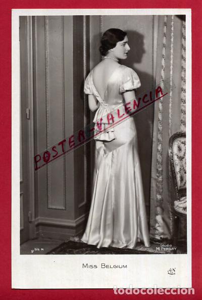 Postcards: POSTAL ACTRIZ O CUPLETISTA , ANTIGUA , MISS BELGICA , ORIGINAL , P88008