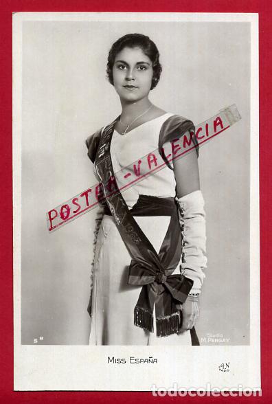 Postcards: POSTAL ACTRIZ O CUPLETISTA , ANTIGUA , MISS ESPA&Ntilde;A , ORIGINAL , P88012