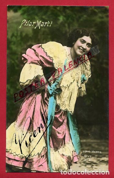 Postkarten: POSTAL ACTRIZ O CUPLETISTA , ANTIGUA , PILAR MARTI , ORIGINAL , P88030