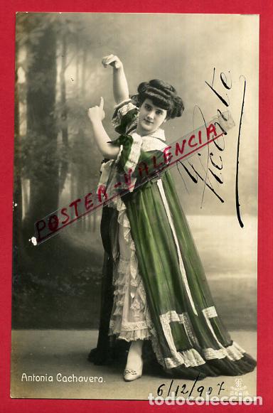 Postkarten: POSTAL ACTRIZ O CUPLETISTA , ANTIGUA , ANTONIA CACHAVERA , ORIGINAL , P88052