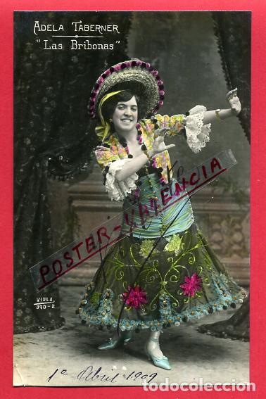 Postkarten: POSTAL ACTRIZ O CUPLETISTA , ANTIGUA , ADELA TABERNER , ORIGINAL , P88105
