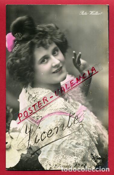 Postkarten: POSTAL ACTRIZ O CUPLETISTA , ANTIGUA , RETA WALTER , ORIGINAL , P88111