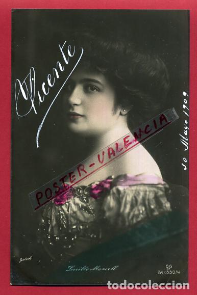 Postkarten: POSTAL ACTRIZ O CUPLETISTA , ANTIGUA , LUCILLE MARCELL , ORIGINAL , P88113