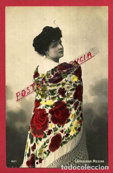 Postcards: POSTAL ACTRIZ O CUPLETISTA , ANTIGUA , CANDELARIA MEDINA , ORIGINAL , P88116