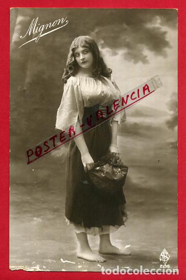 Postales: POSTAL ACTRIZ O CUPLETISTA , ANTIGUA , MIGNON , ORIGINAL , P88160