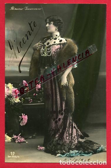 Postales: POSTAL ACTRIZ O CUPLETISTA , ANTIGUA , ROSARIO GUERRERO , ORIGINAL , P88172