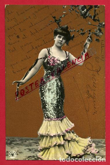 Postales: POSTAL ACTRIZ O CUPLETISTA , ANTIGUA , MESENGUER , ORIGINAL , P88198