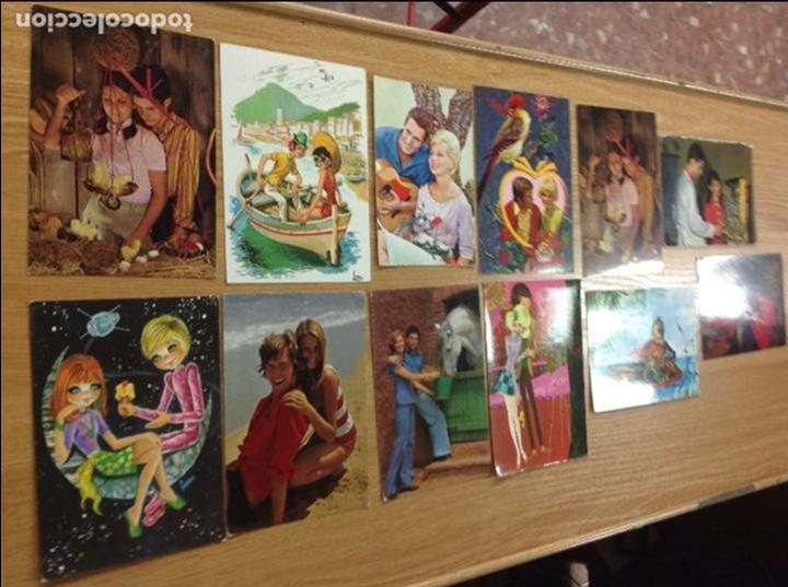 Cartoline: 12 POSTALES NOVIOS ROM&Aacute;NTICAS