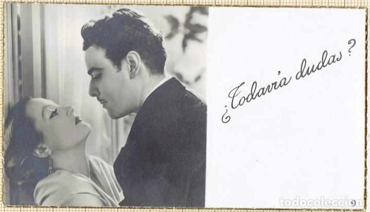 Cartoline: PEQUE&Ntilde;A POSTAL FOTOGRAFICA MODELO TARJETA ROMANTICA - N&ordm;9.