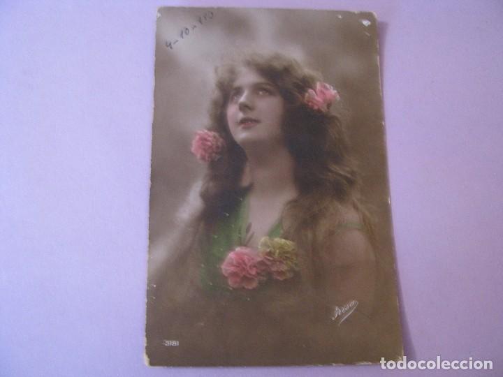Postales: TARJETA POSTAL. MUJER ED. FRISA 3181. ESCRITA 1916.