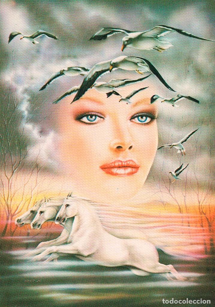 Postales: VOLANDO, DIBUJO DE PATRIGNANI - Foto 1