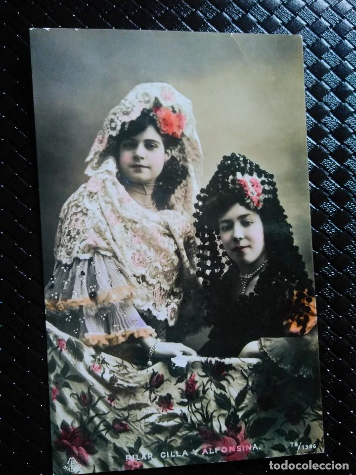 Postales: PILAR CILLA Y ALFONSINA. - Foto 1