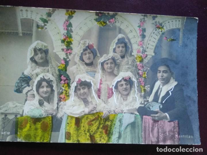Postales: MANTILLAS.  SIN CIRCULAR.  SIN DIVIDIR. - Foto 1