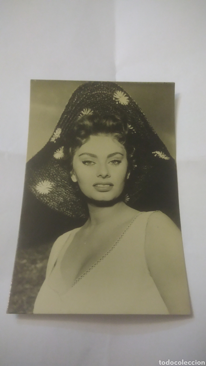 Postales: SOFIA LOREN. A&ntilde;os 50.postal usada pero bien conservada