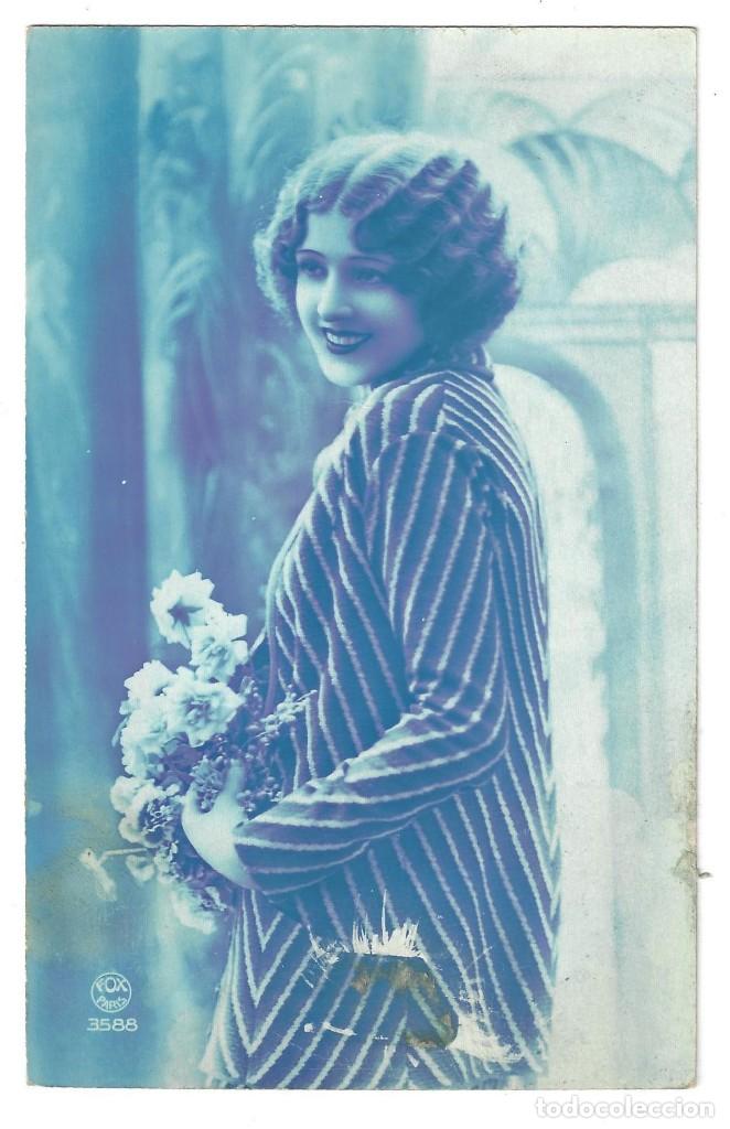 Postcards: POSTAL ROM&Aacute;NTICA ANTIGUA- MUJER. FOX PAR&Iacute;S N&ordm; 3588. FRANCE. SIN CIRCULAR- A&Ntilde;OS 20