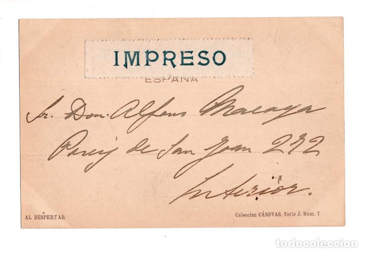 Postales: AL DESPERTAR.- COLECCI&Oacute;N CANOVAS - Foto 2