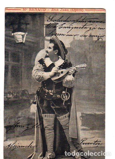 Postais: TARJETA POSTAL DE GALANTES Y MUJERES. SE&Ntilde;OR VESTIDO DE TUNERO.