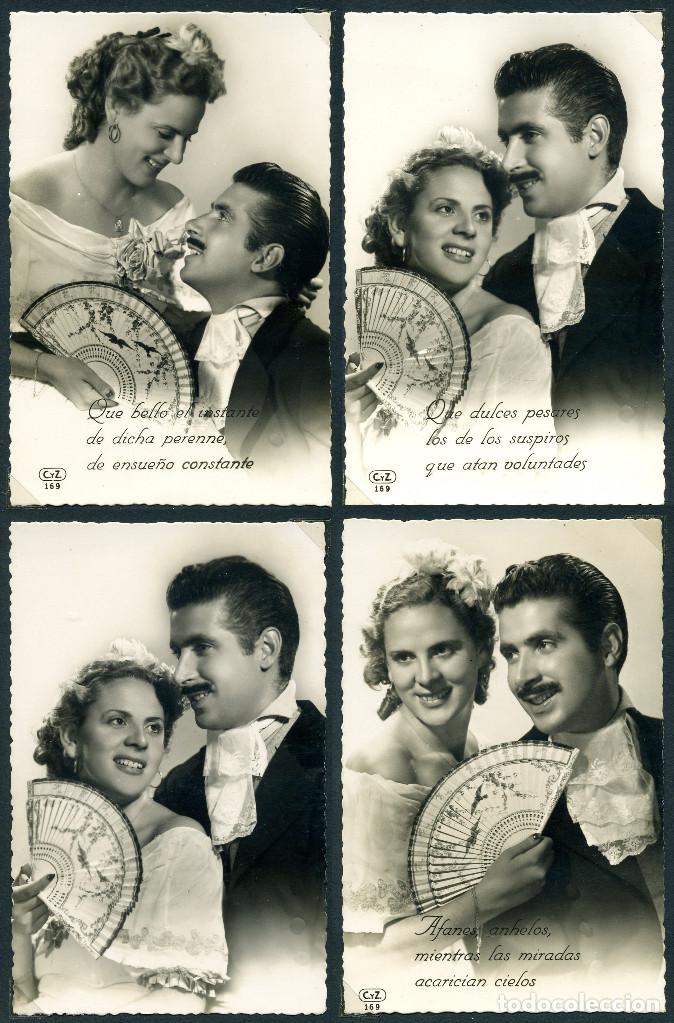 Postales: Postal Antigua - ENAMORADOS B/N