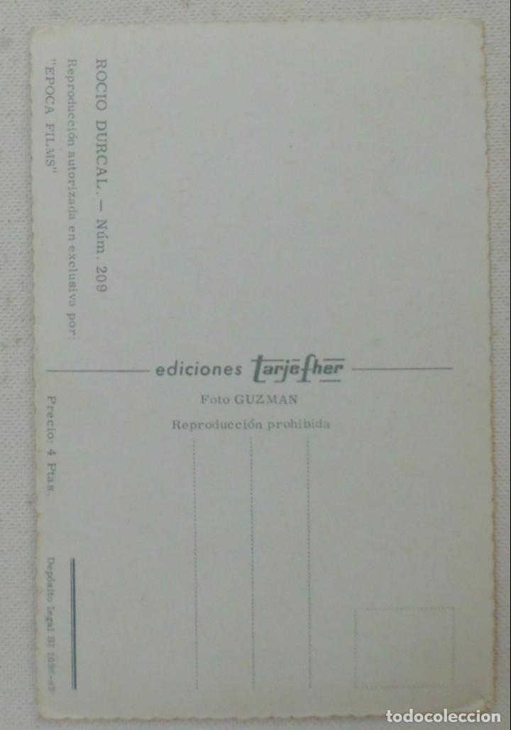 Postales: POSTAL ROCIO DURCAL - Foto 2