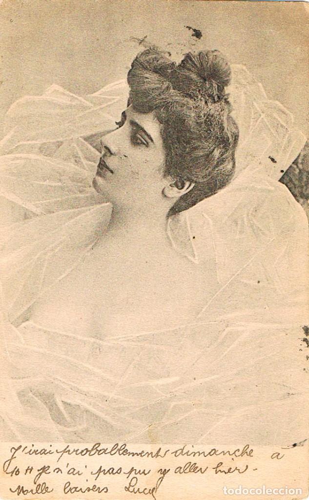 Cartoline: Chica, de rayado continuo, circulada en 1903 (ver dorso)