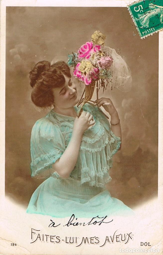 Postales: Postal romantica francesa - Foto 1