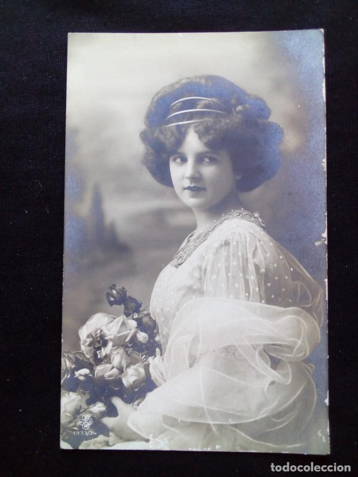 Postais: Postal antigua rom&aacute;ntica circulada