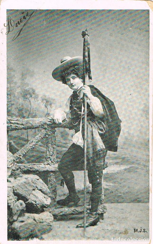 Postales: Postal romantica circulada en 1906, VER EL DORSO